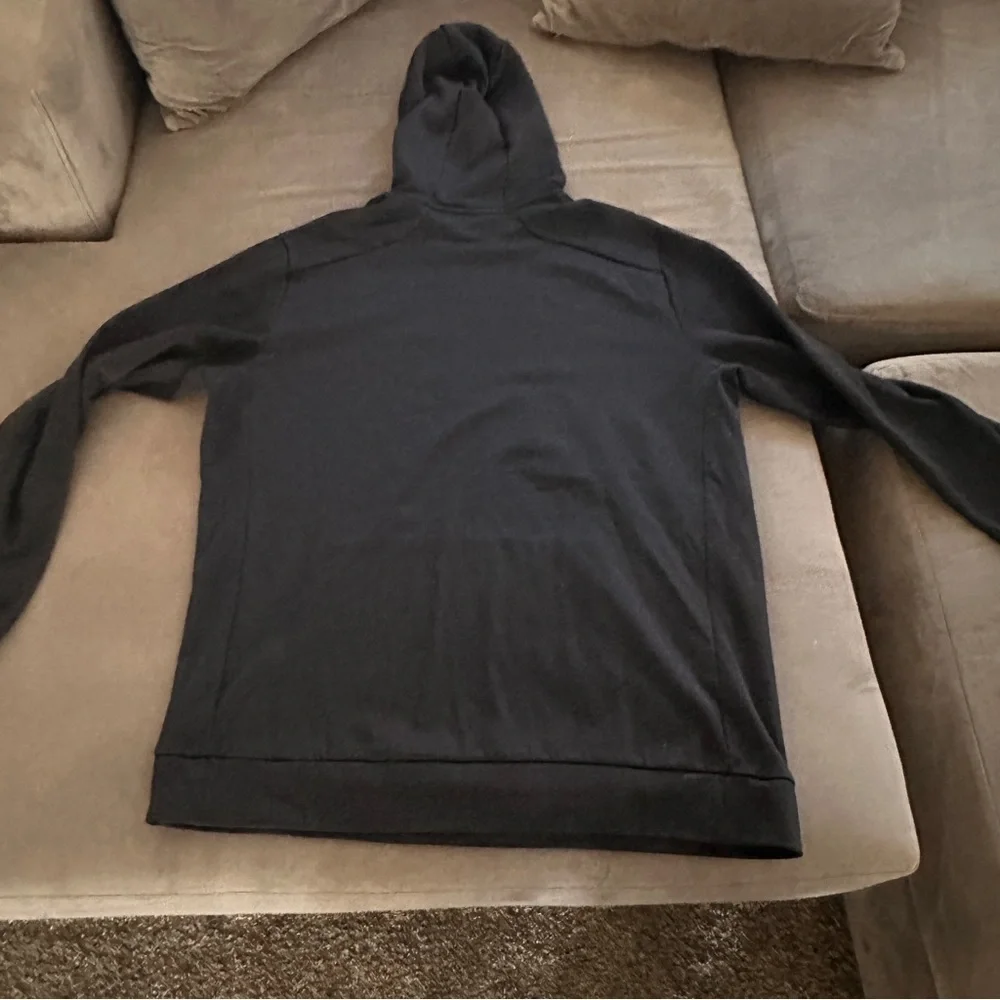 Nike Therma-Fit Unisex Black Gray Hoodie XL  Athletic Active Classic Sweatshirt